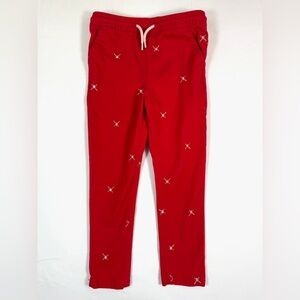 ADVENTUREWEAR 360 Boys’ Red Schifli Baseball Bat Drawstring Jogger Pants Size 5